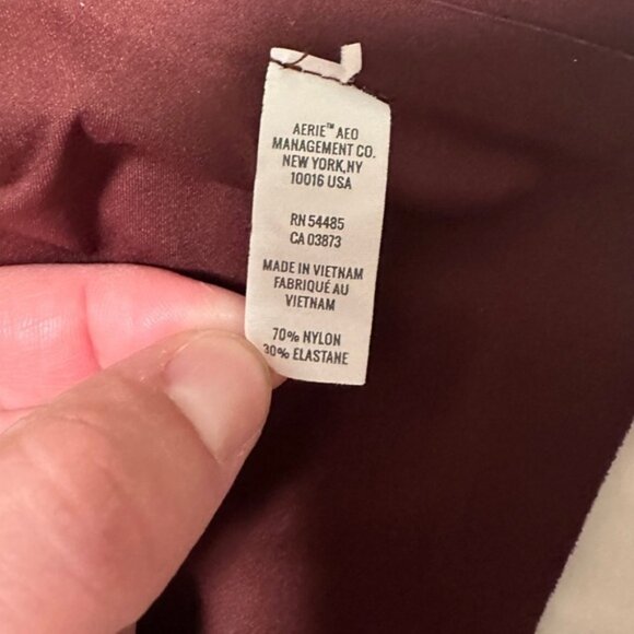 Aerie Smoothez Padded Scoop Bralette Maroon Size Extra Small - Picture 5 of 6